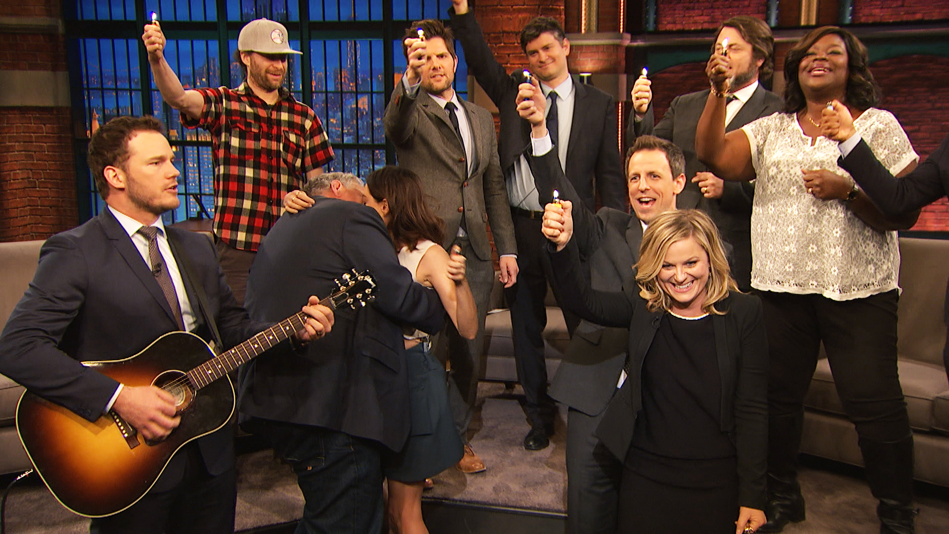 The Parks And Recreation Cast Sings Bye Bye Lil Sebastian Video