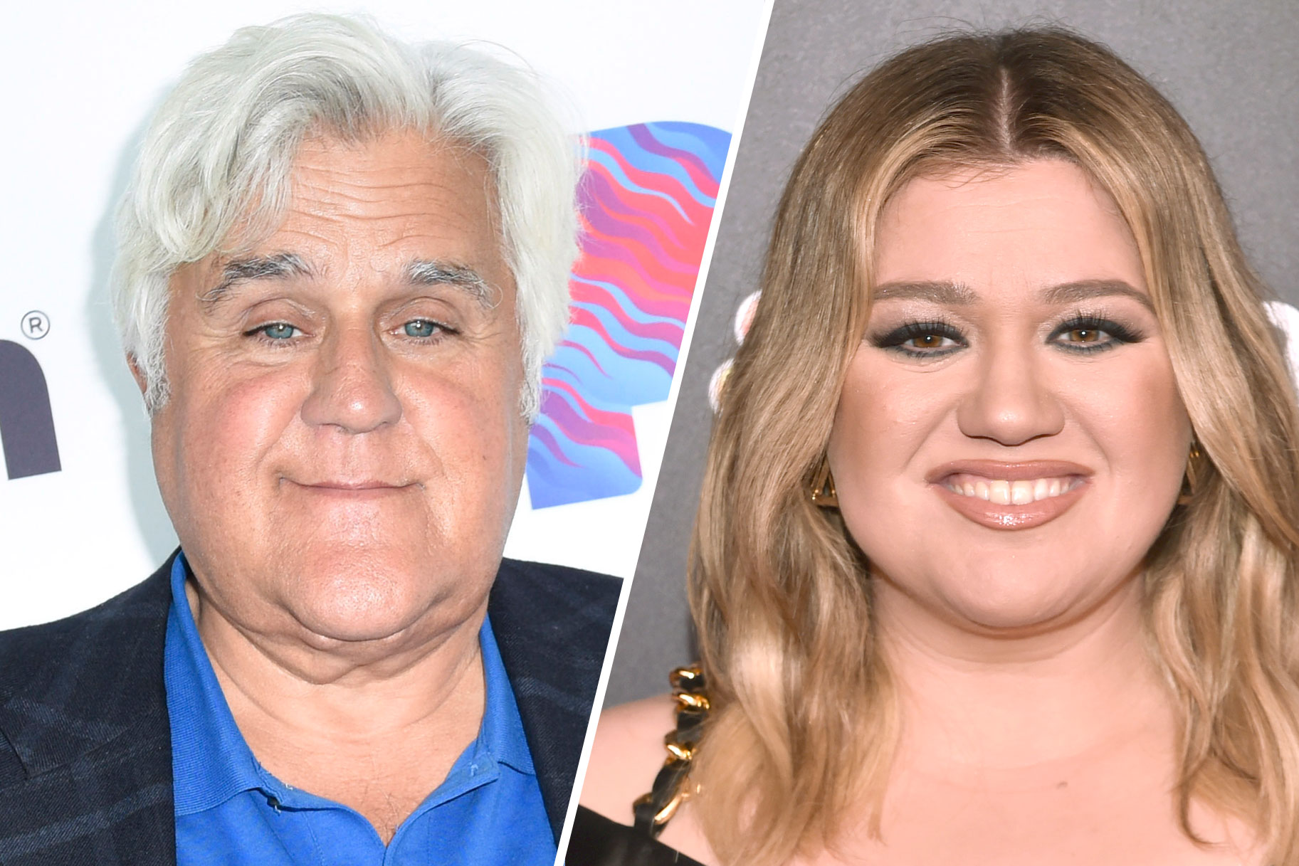 Jay Leno Showed Kelly Clarkson His 'New Face' After Burn Accident