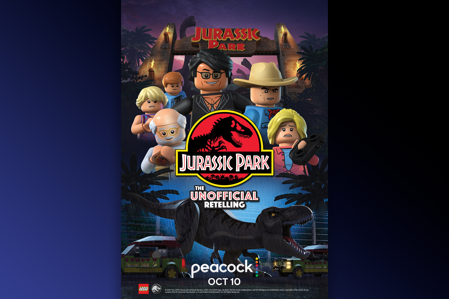LEGO Jurassic Park The Unofficial Retelling Trailer Premiere NBC Insider
