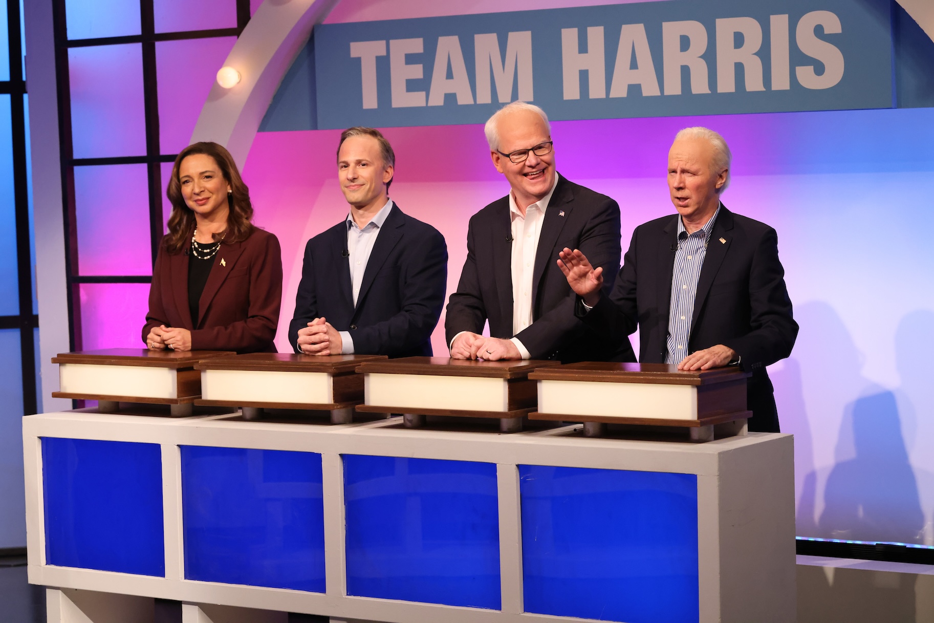 It’s Team Kamala Harris versus Team Trump on SNL’s Family Feud