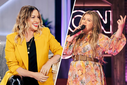 Split image of Alanis Morrisette and Kelly Clarkson