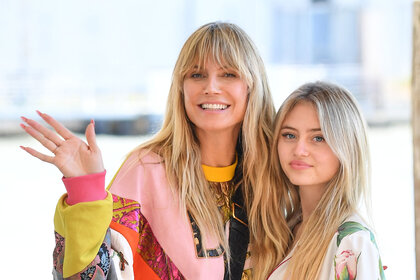 Heidi Klum with daughter Leni