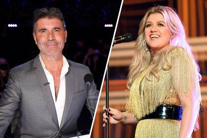 Simon Cowell Kelly Clarkson