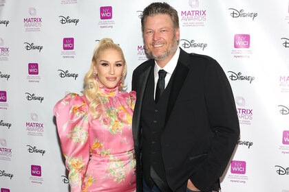 Gwen Stefani and Blake Shelton attend the Matrix Awards