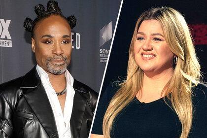 Billy Porter and Kelly Clarkson