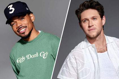 Chance The Rapper and Niall Horan on The Voice