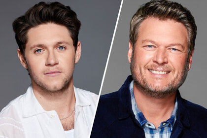 Niall Horan and Blake Shelton