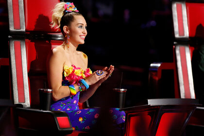 The Voice Coaches Miley Cyrus