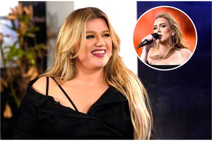 Images of Kelly Clarkson and Adele.