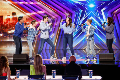 The Sharpe Family performs on Season 18 Episode 5 of America's Got Talent