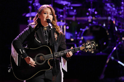 Ruby Leigh performs on The Voice episode 2418