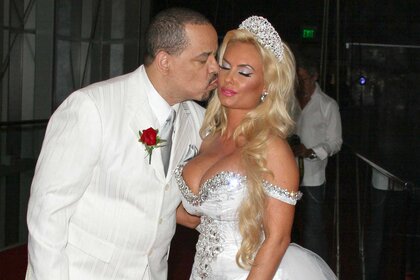 Ice-T and wife Coco during their Vow Renewal in 2011