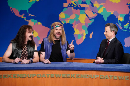 Will Forte and Jason Sudeikis on Late Night With Seth Meyers Episode 799