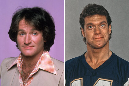 Split of Robin Williams and Joe Piscopo