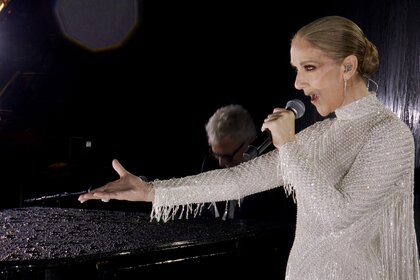 Celine Dion Performs at Opening Ceremony