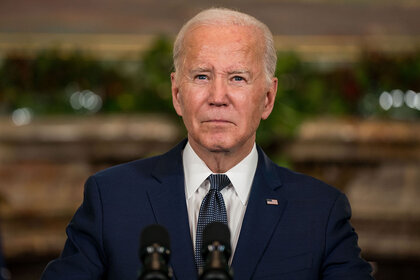 Joe Biden delivers remarks at a news conference