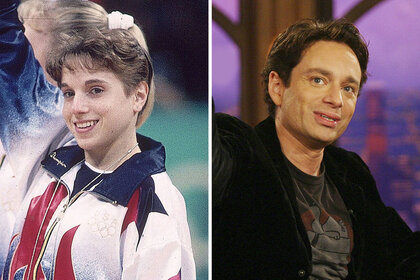 Split of Kerri Strug and Chris Kattan