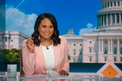 Moderator Kristen Welker appears on “Meet the Press” on Sunday May 12, 2024.