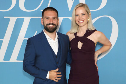 Shay Mooney of Dan + Shay and Hannah Billingsley attend the "Unsung Hero" Nashville Screening Premiere