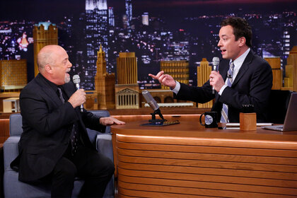 Jimmy Fallon and Billy Joel sing together on The Tonight Show Starring Jimmy Fallon Episode 24