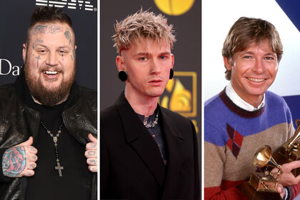 Split of Jelly Roll, Machine Gun Kelly, and John Denver