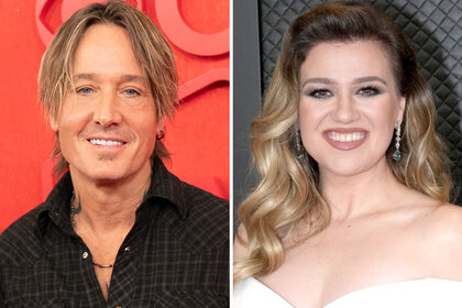 A split of Keith Urban and Kelly Clarkson