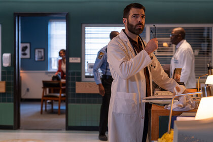 Dr. Oliver Wolf (Zachary Quinto) appears in Season 1 Episode 5 of Brilliant Minds.