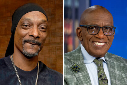 A split of Snoop Dogg and Al Roker