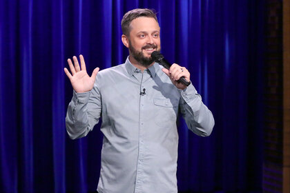 Nate Bargatze performs stand up on The Tonight Show starring jimmy fallon