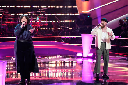 Shye and Jamison Puckett sing together on The Voice Season 26 Episode 9