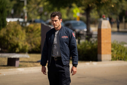 Sam Carver (Jake Lockett) appears in Season 13 Episode 6 of Chicago Fire.