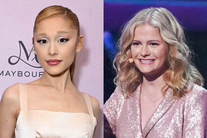 A split featuring Ariana Grande and Darci Lynne