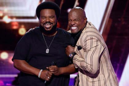 Craig Robinson and Terry Crews Pair Up for an EPIC Performance of "A Thousand Miles" | AGT 2023