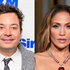 A split of Jimmy Fallon and Jennifer Lopez.