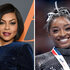 Split of Taraji P. Henson and Simone Biles