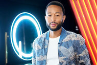 John Legend during Season 24, Episode 7 of The Voice.