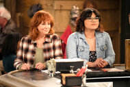 Reba Mcentire and Belissa Escobedo star in the pilot episode for Happy's Place