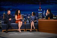 Jason Beghe, Miranda Rae Mayo and S Epatha Merkerson on the tonight show Episode 1974