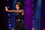 Marisa Abela performs as Amy Winehouse in 'Back to Black'.