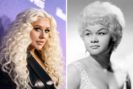 Split of Christina Aguilera and Etta James