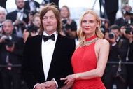 Norman Reedus and Diane Kruger attend the 75th Anniversary celebration screening of "The Innocent (L'Innocent)" during the 75th annual Cannes film festiva