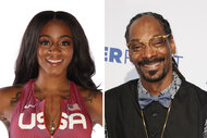 Split of Sha'Carri Richardson and Snoop Dogg