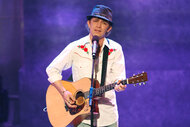 Michael Grimm performs during America's Got Talent, Season 5 Episode 11.