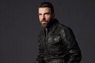 Dr. Oliver Wolf in a leather jacket for Brilliant Minds