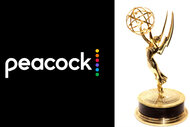 the Peacock logo and an Emmy award statue