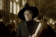 Professor Minerva McGonagall holds a scroll in Harry Potter and the Half-Blood Prince