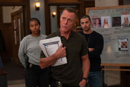 Kiana Cook (Toya Turner), Sgt. Hank Voight (Jason Beghe), Dante Torres (Benjamin Levy Aguilar) appear in Chicago P.D. Season 12 Episode 5.