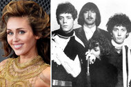 Split of Miley Cyrus and The Velvet Underground