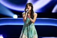 Eliza Pryor performs on stage on The Voice Season 26 Episode 5