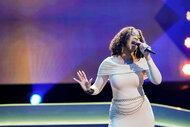 Aliyah Khaylyn performs during The Voice Season 26 Episode 6.